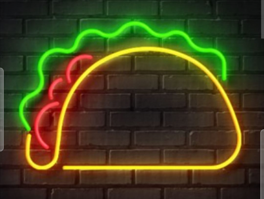 Tacos Neón 27x20cm